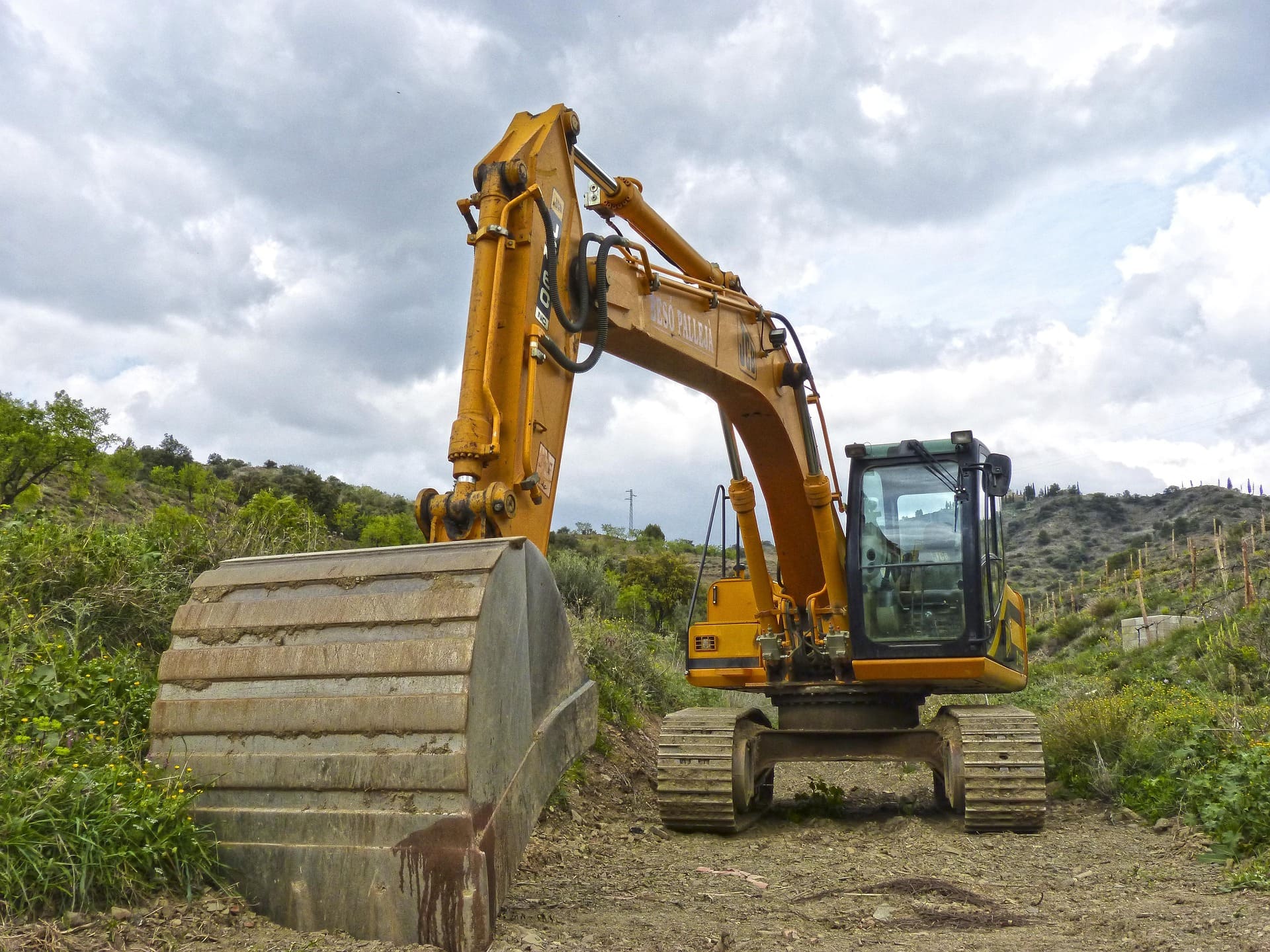 Excavation work in progress